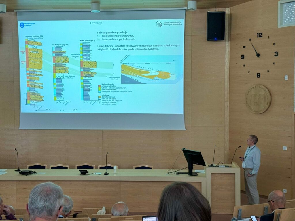 XIII Zjazd Geomorfologów Polskich; wystąpienie Piotr Paweł Woźniak