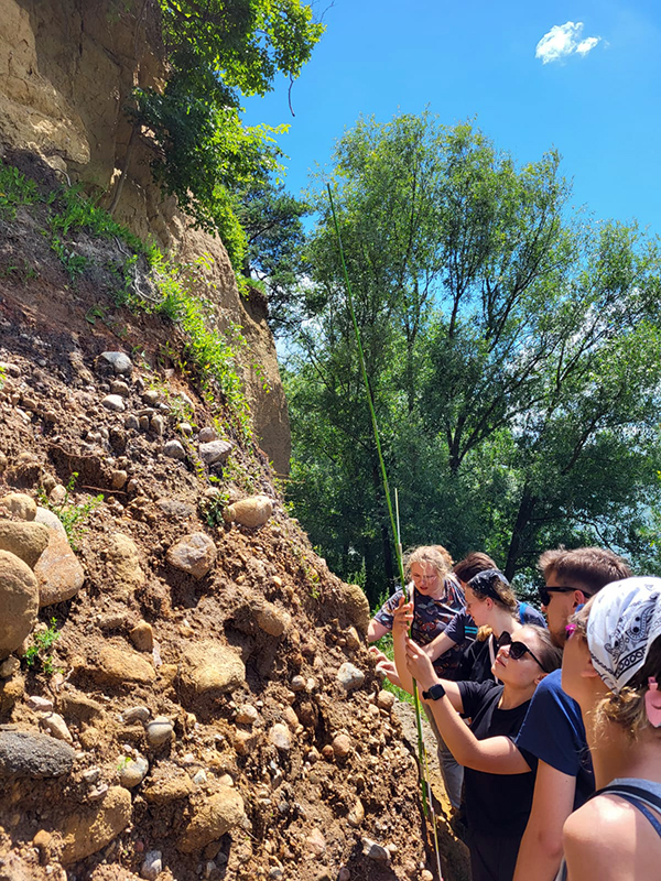 XV Warsztaty Młodych Geomorfologów - prace w terenie