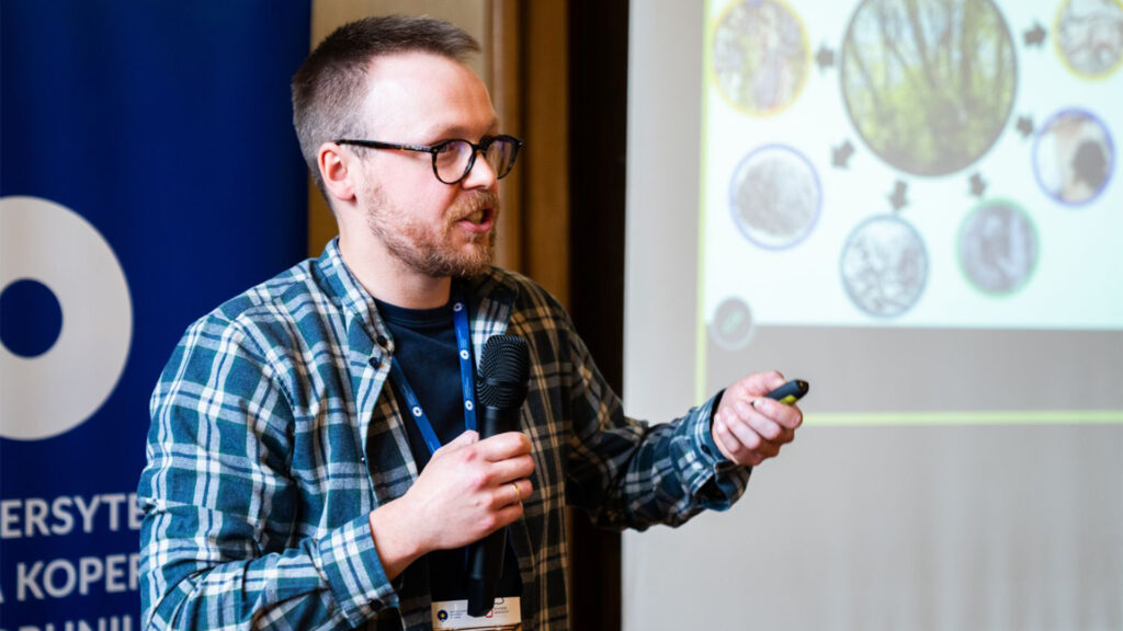 Sambor Czerwiński w trakcie konferencji