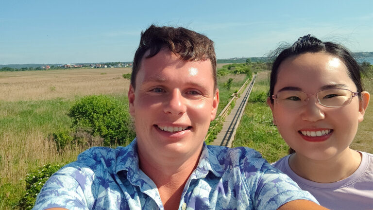 Selfie Patryk i Shasha