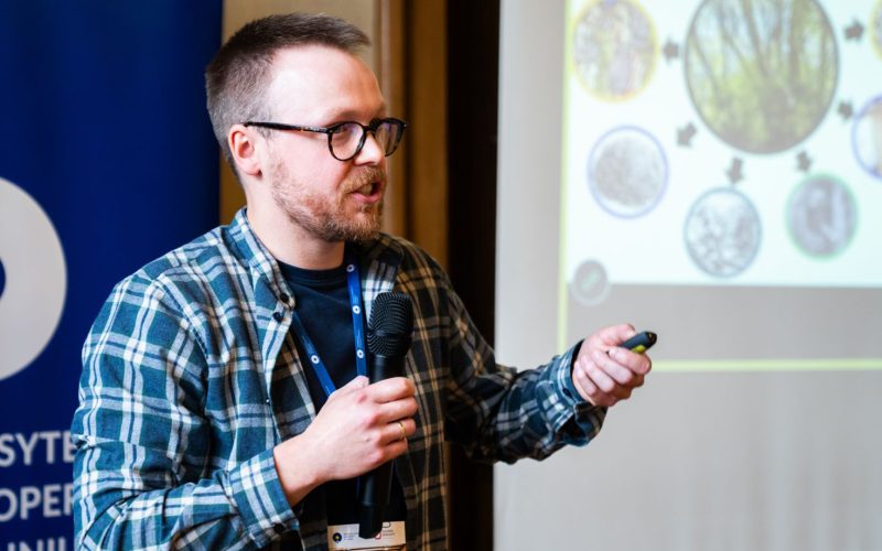 Sambor Czerwiński w trakcie konferencji